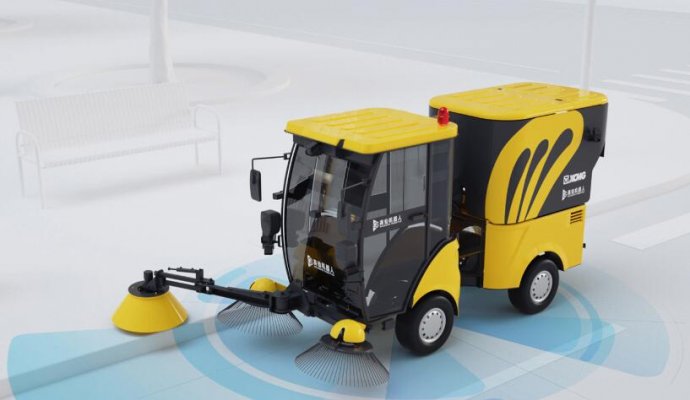 无人驾驶全自动洗地机介绍-智能无线充电
